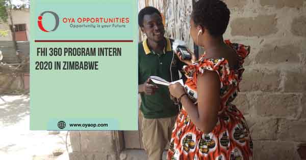 FHI 360 Program Intern 2020 in Zimbabwe