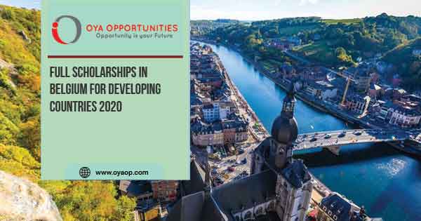 Full Scholarships in Belgium for Developing Countries