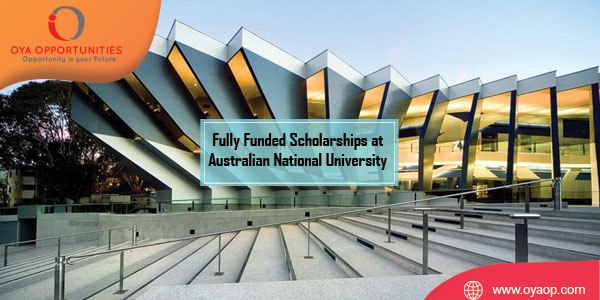 Fully Funded Scholarship at Australian National University