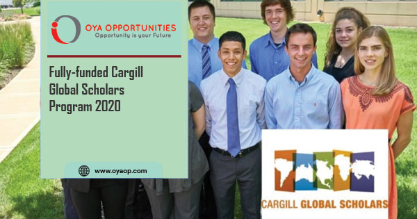 Fully-funded Cargill Global Scholars Program 2020
