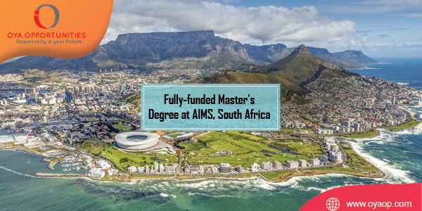 Fully-funded Master's Degree at AIMS, South Africa