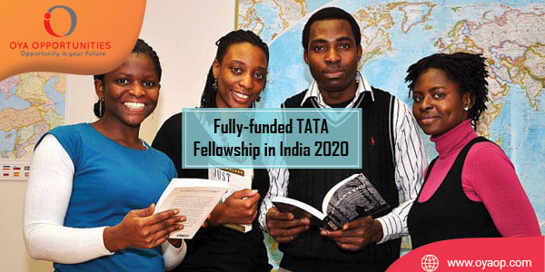 Fully-funded TATA Fellowship in India 2020