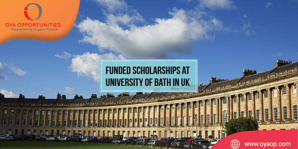 Funded Scholarships at University of Bath in England