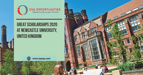 GREAT Scholarships 2020 at Newcastle University, United Kingdom