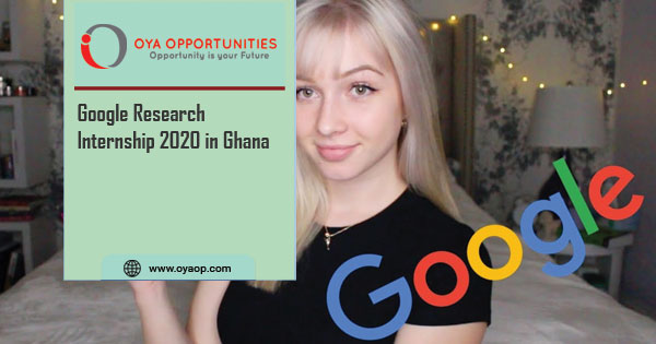 Google Research Internship 2020 in Ghana