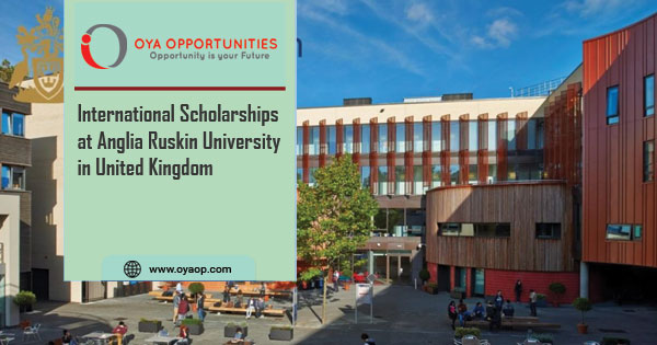 International Scholarships at Anglia Ruskin University