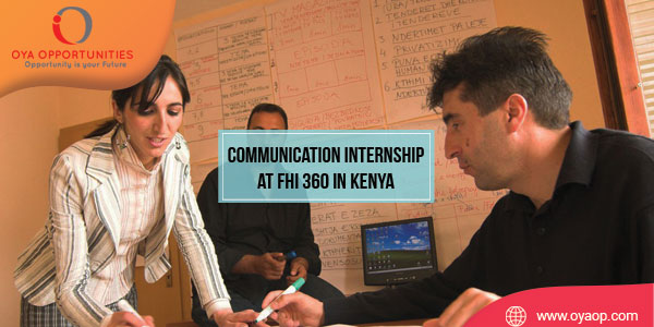 Internship at FHI 360 in Kenya (Graphic Design)