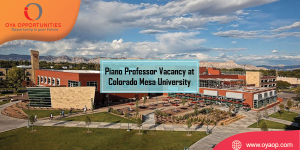Job at Colorado Mesa University (Assistant Professor of Piano)