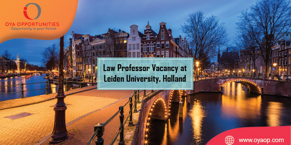 Law Professor Vacancy at Leiden University, Netherlands