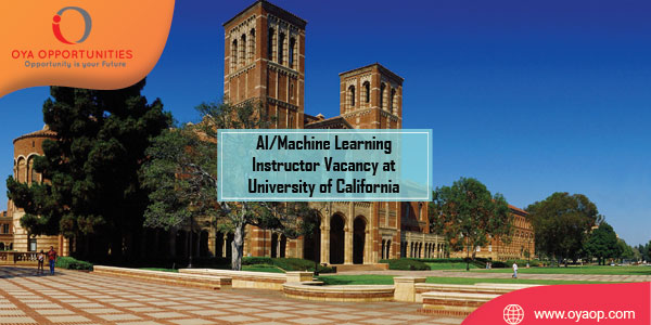 AI/Machine Learning Instructor Vacancy at University of California