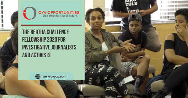 The Bertha Challenge Fellowship 2020