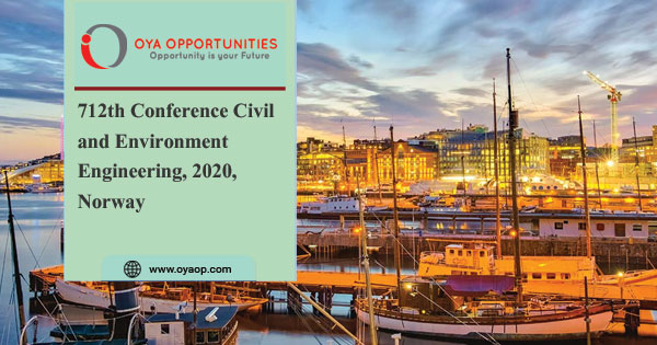 712th Conference Civil and Environment Engineering, 2020, Norway