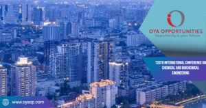 720th International Conference on Chemical and Biochemical Engineering