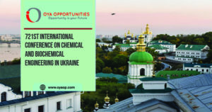721st International Conference on Chemical and Biochemical Engineering in Ukraine