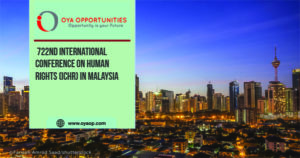 722nd International Conference on Human Rights (ICHR) in Malaysia