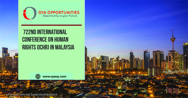 722nd International Conference on Human Rights (ICHR) in Malaysia