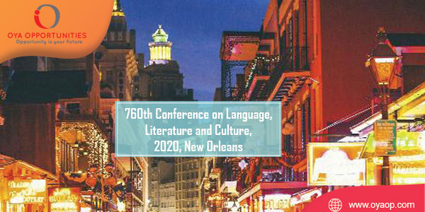 760th Conference on Language, Literature and Culture, USA