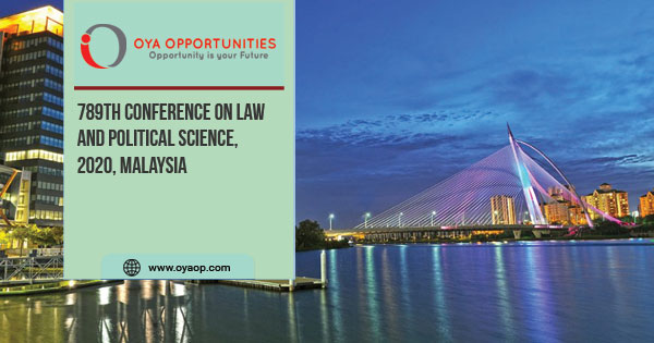 789th Conference on Law and Political Science, 2020, Malaysia