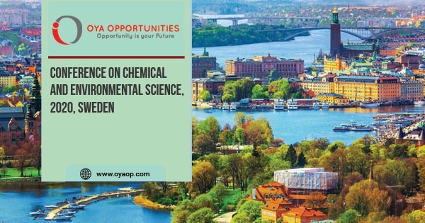 844th Conference on Chemical and Environmental Science, 2020, Sweden