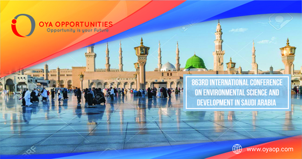 863rd International Conference on Environmental Science and Development in Saudi Arabia