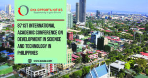 871st International Academic Conference on Development in Science and Technology in Philippines