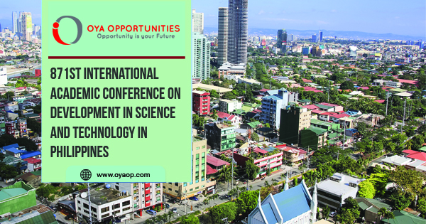 871st International Academic Conference on Development in Science and Technology in Philippines