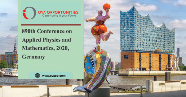 890th Conference on Physics and Mathematics, 2020, Germany