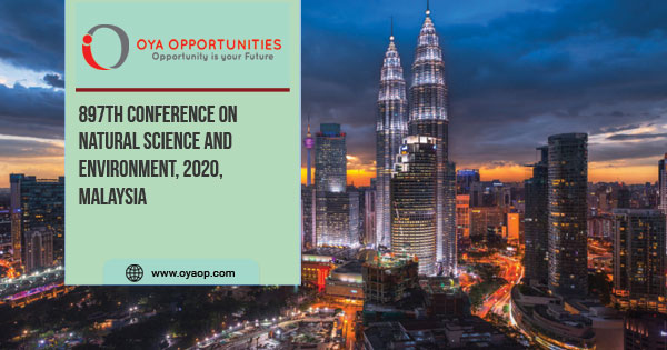 897th Conference on Natural Science and Environment, 2020, Malaysia
