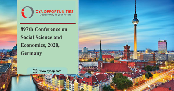897th Conference on Social Science and Economics, 2020, Germany
