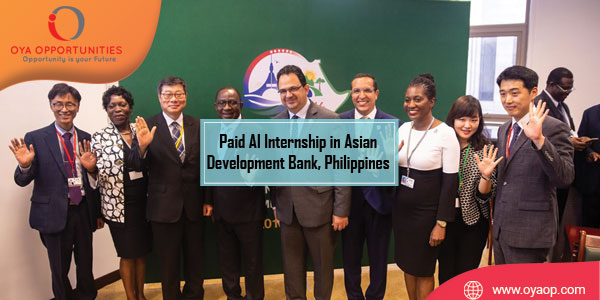 AI Internship in Asian Development Bank