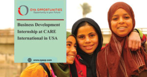 Business Development Internship at CARE International in USA