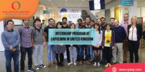 Business Operations Internship Program at Capgemini in United Kingdom