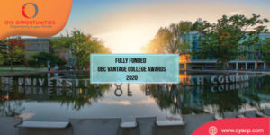 Fully Funded UBC Vantage College Awards
