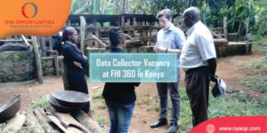 Data Collector Vacancy at FHI 360 in Kenya