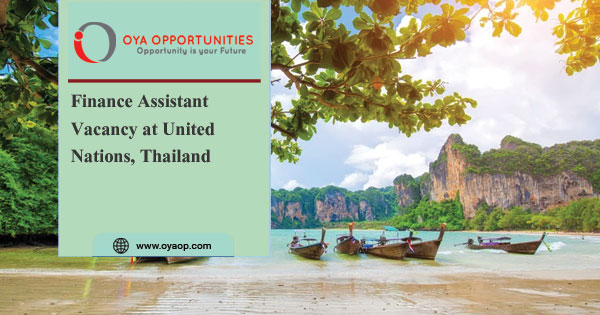 Finance Assistant Vacancy at United Nations, Thailand