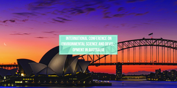 International Conference on Environmental Science and Development in Australia