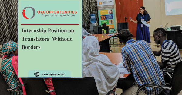Internship on Translators Without Borders
