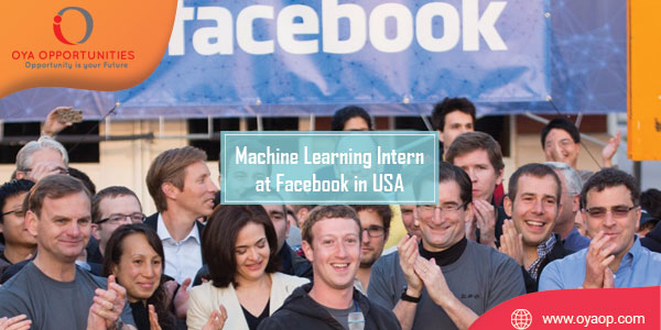 Machine Learning Internship at Facebook in USA