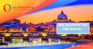 Model United Nations (MUN)ROME 2020 in Italy