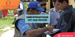 Summer Internship Program 2020 - Social Protection in Senegal