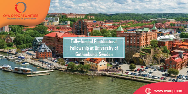 Postdoctoral Fellowship at University of Gothenburg, Sweden