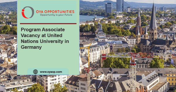 Program Associate Vacancy at United Nations University in Germany
