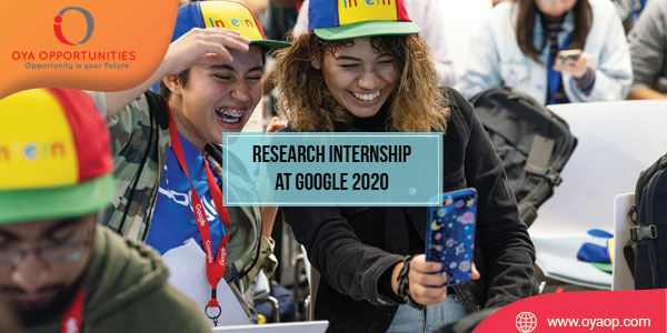 Research Internship at Google 2020