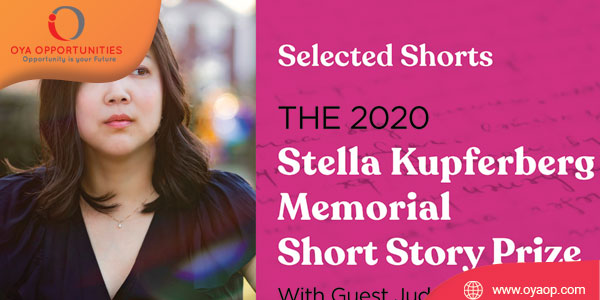 Stella Kupferberg Memorial Short Story Prize 2020