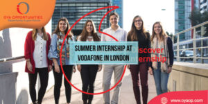 Summer Internship at Vodafone in London