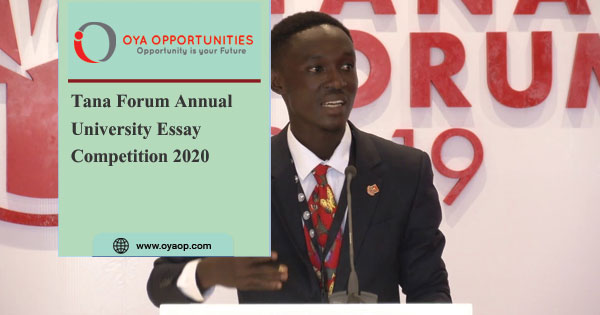 Tana Forum Annual University Essay Competition 2020