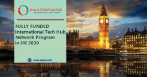 Fully Funded International Tech Hub Network program in UK