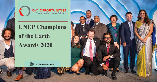 UNEP Champions of the Earth Awards 2020
