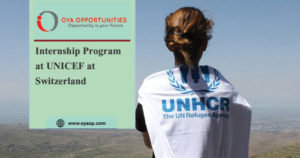 UNHCR Internship Program in Switzerland