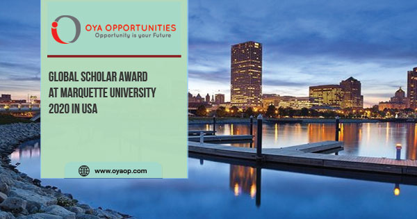 Global Scholar Award at Marquette University 2020